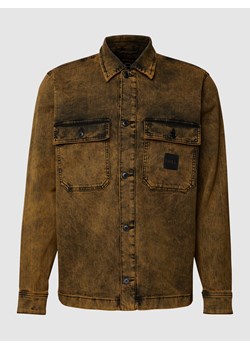 Kurtka jeansowa z detalami z logo model ‘Lovvo’ ze sklepu Peek&Cloppenburg  w kategorii Kurtki męskie - zdjęcie 167774485