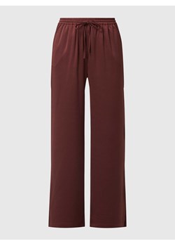 Luźne spodnie z satyny model ‘Harlow’ ze sklepu Peek&Cloppenburg  w kategorii Spodnie damskie - zdjęcie 167774516