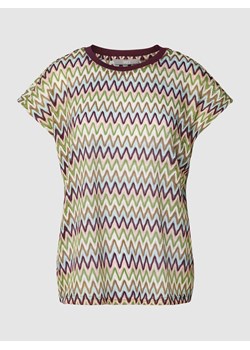 T-shirt z ażurowym wzorem ze sklepu Peek&Cloppenburg  w kategorii Bluzki damskie - zdjęcie 167774857