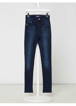 Jeansy z wysokim stanem o kroju slim fit z dodatkiem streczu ze sklepu Peek&Cloppenburg  w kategorii Spodnie dziewczęce - zdjęcie 167774906