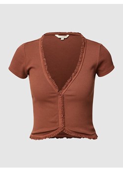 T-shirt krótki z falbanami ze sklepu Peek&Cloppenburg  w kategorii Bluzki damskie - zdjęcie 167775319