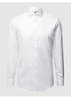 Koszula biznesowa o kroju slim fit z kołnierzykiem typu cutaway ze sklepu Peek&Cloppenburg  w kategorii Koszule męskie - zdjęcie 167775355