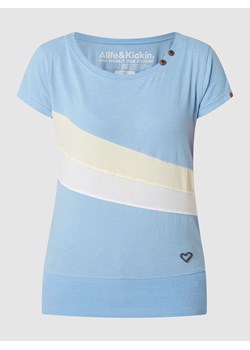 T-shirt z paskami w kontrastowym kolorze model ‘Clea’ ze sklepu Peek&Cloppenburg  w kategorii Bluzki damskie - zdjęcie 167775598