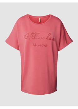 T-shirt z nadrukiem z napisem model ‘Banu’ ze sklepu Peek&Cloppenburg  w kategorii Bluzki damskie - zdjęcie 167776268