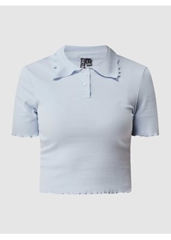 Koszulka polo krótka z dodatkiem streczu model ‘Taya’ ze sklepu Peek&Cloppenburg  w kategorii Bluzki damskie - zdjęcie 167776635