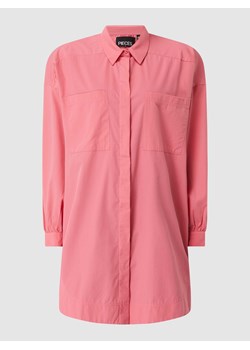 Bluzka o kroju oversized z krytą listwą guzikową model ‘Sillu’ ze sklepu Peek&Cloppenburg  w kategorii Koszule damskie - zdjęcie 167776639
