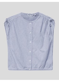 Top bluzkowy ze wzorem w paski ze sklepu Peek&Cloppenburg  w kategorii Bluzki dziewczęce - zdjęcie 167776985