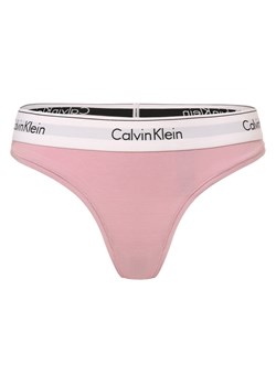 Calvin Klein Stringi Kobiety Bawełna bzowy jednolity ze sklepu vangraaf w kategorii Majtki damskie - zdjęcie 167778246