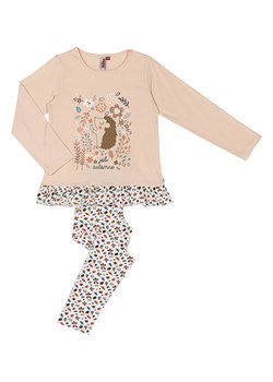 mon P´tit Dodo Piżama w kolorze beżowym ze wzorem ze sklepu Limango Polska w kategorii Piżamy dziecięce - zdjęcie 167779806