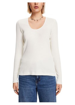 ESPRIT Koszulka w kolorze białym ze sklepu Limango Polska w kategorii Bluzki damskie - zdjęcie 167780019