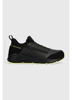 Armani Exchange sneakersy kolor czarny XUX213 XV824 K571 ze sklepu ANSWEAR.com w kategorii Buty sportowe męskie - zdjęcie 167784657