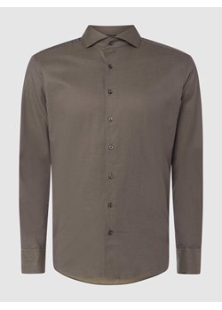 Koszula biznesowa o kroju regular fit z diagonalu ze sklepu Peek&Cloppenburg  w kategorii Koszule męskie - zdjęcie 167784899