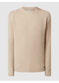 Sweter z bawełny ze sklepu Peek&Cloppenburg  w kategorii Swetry męskie - zdjęcie 167785276