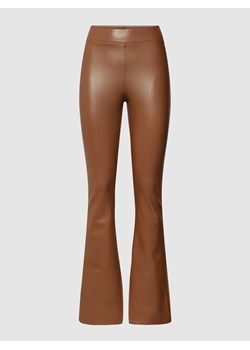 Spodnie z imitacji skóry model ‘STAR’ ze sklepu Peek&Cloppenburg  w kategorii Spodnie damskie - zdjęcie 167785375