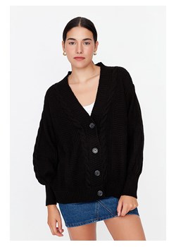 trendyol Kardigan w kolorze czarnym ze sklepu Limango Polska w kategorii Swetry damskie - zdjęcie 167786149