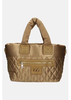 Złota shopperka Nobo z pikowaniem ze sklepu NOBOBAGS.COM w kategorii Torby Shopper bag - zdjęcie 167788949