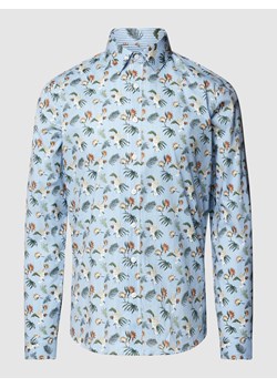 Koszula casualowa o kroju slim fit we wzory na całej powierzchni ze sklepu Peek&Cloppenburg  w kategorii Koszule męskie - zdjęcie 167789406