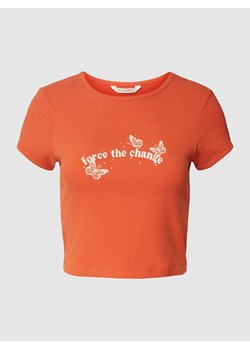T-shirt z nadrukowanym motywem ze sklepu Peek&Cloppenburg  w kategorii Bluzki damskie - zdjęcie 167789769