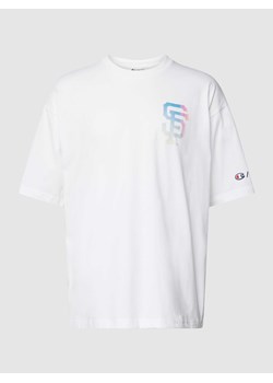 T-shirt z nadrukiem ze sloganem ze sklepu Peek&Cloppenburg  w kategorii T-shirty męskie - zdjęcie 167789858