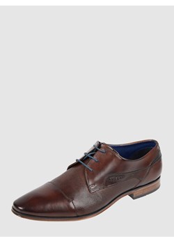 Skórzane buty sznurowane ze sklepu Peek&Cloppenburg  w kategorii Buty eleganckie męskie - zdjęcie 167789907