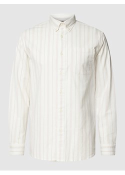 Koszula casualowa z kołnierzykiem typu button down w jednolitym kolorze ze sklepu Peek&Cloppenburg  w kategorii Koszule męskie - zdjęcie 167790108