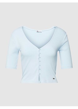 T-shirt z listwą guzikową model ‘MEADOW’ ze sklepu Peek&Cloppenburg  w kategorii Bluzki damskie - zdjęcie 167790785