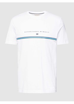 T-shirt z detalem z logo ze sklepu Peek&Cloppenburg  w kategorii T-shirty męskie - zdjęcie 167790867