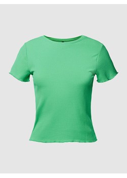 T-shirt z falistym dołem model ‘EMMA’ ze sklepu Peek&Cloppenburg  w kategorii Bluzki damskie - zdjęcie 167791159