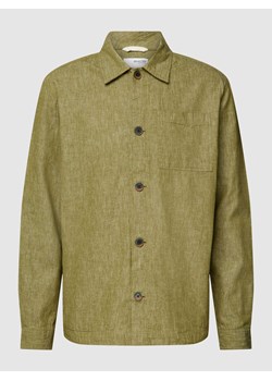 Koszula casualowa w jednolitym kolorze ze sklepu Peek&Cloppenburg  w kategorii Koszule męskie - zdjęcie 167791425