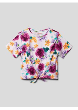 T-shirt z kwiatowym wzorem na całej powierzchni model ‘HAMMY’ ze sklepu Peek&Cloppenburg  w kategorii Bluzki dziewczęce - zdjęcie 167791568