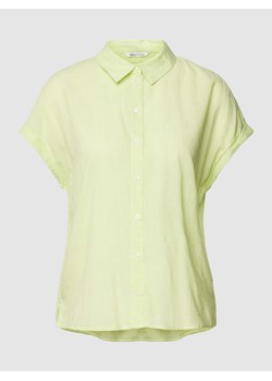 Bluzka z mieszanki wiskozy i bawełny ze wzorem w paski ze sklepu Peek&Cloppenburg  w kategorii Koszule damskie - zdjęcie 167791618