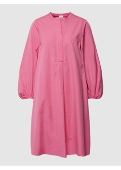 Sukienka o długości do kolan z bufiastymi rękawami model ‘Lindy’ ze sklepu Peek&Cloppenburg  w kategorii Bluzki damskie - zdjęcie 167791958