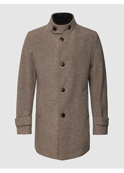 Płaszcz ze wstawką z kołnierzem model ‘Richmond’ ze sklepu Peek&Cloppenburg  w kategorii Płaszcze męskie - zdjęcie 167791979