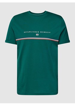 T-shirt z detalem z logo ze sklepu Peek&Cloppenburg  w kategorii T-shirty męskie - zdjęcie 167792065