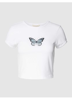 T-shirt z nadrukowanym motywem ze sklepu Peek&Cloppenburg  w kategorii Bluzki damskie - zdjęcie 167792486
