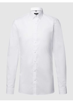 Koszula biznesowa o kroju super slim fit z popeliny z bardzo długim rękawem ze sklepu Peek&Cloppenburg  w kategorii Koszule męskie - zdjęcie 167792526