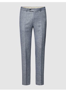 Spodnie do garnituru z delikatnym tkanym wzorem model ‘Shiver’ ze sklepu Peek&Cloppenburg  w kategorii Spodnie męskie - zdjęcie 167792577