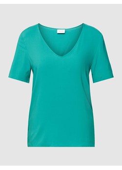 T-shirt z dekoltem w serek model ‘PAYA’ ze sklepu Peek&Cloppenburg  w kategorii Bluzki damskie - zdjęcie 167792945