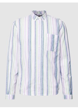 Koszula casualowa o kroju relaxed fit ze wzorem w paski ze sklepu Peek&Cloppenburg  w kategorii Koszule męskie - zdjęcie 167793008