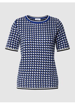 T-shirt z imitacji dzianiny model ‘Waffel’ ze sklepu Peek&Cloppenburg  w kategorii Bluzki damskie - zdjęcie 167793115
