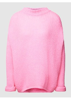 Sweter z dzianiny ze stójką ze sklepu Peek&Cloppenburg  w kategorii Swetry damskie - zdjęcie 167793215