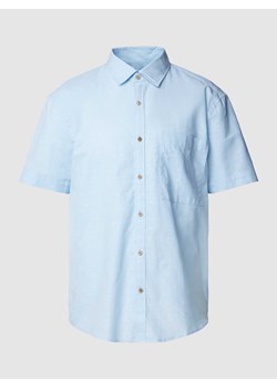 Koszula casualowa z bawełny z kieszenią na piersi ze sklepu Peek&Cloppenburg  w kategorii Koszule męskie - zdjęcie 167793475