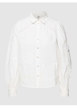 Bluzka z ozdobnym obszyciem model ‘Kenora’ ze sklepu Peek&Cloppenburg  w kategorii Koszule damskie - zdjęcie 167794378