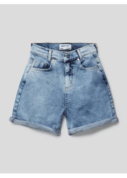 Szorty jeansowe z przyszytymi mankietami nogawek ze sklepu Peek&Cloppenburg  w kategorii Spodenki dziewczęce - zdjęcie 167794848