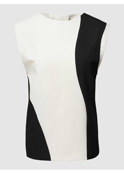 Top bluzkowy w dwóch kolorach model ‘ABSTRACT BLOCKING TOP’ ze sklepu Peek&Cloppenburg  w kategorii Bluzki damskie - zdjęcie 167794889