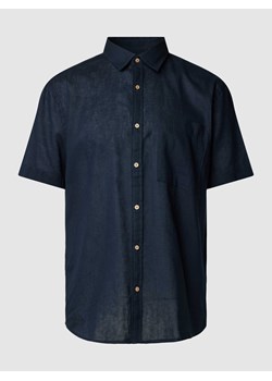 Koszula casualowa z bawełny z kieszenią na piersi ze sklepu Peek&Cloppenburg  w kategorii Koszule męskie - zdjęcie 167794905