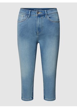 Spodnie capri z imitacji denimu model ‘CELIA’ ze sklepu Peek&Cloppenburg  w kategorii Jeansy damskie - zdjęcie 167795185