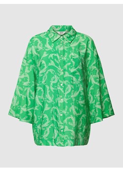 Bluzka koszulowa ze wzorem na całej powierzchni model ‘Rio’ ze sklepu Peek&Cloppenburg  w kategorii Koszule damskie - zdjęcie 167795206