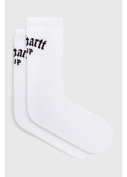 Carhartt WIP skarpetki Onyx Socks męskie kolor biały I032862.00AXX ze sklepu PRM w kategorii Skarpetki męskie - zdjęcie 167798517