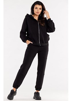 Luźne spodnie dresowe czarne M325, Kolor czarny, Rozmiar L, Infinite You ze sklepu Primodo w kategorii Spodnie damskie - zdjęcie 167799556